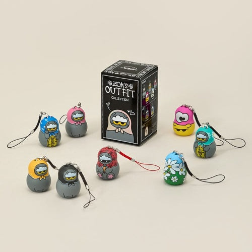 ZO&FRIENDS ZOA&AKIZAKI LUCKY SHOP 俄羅斯娃娃鎖匙扣盲盒